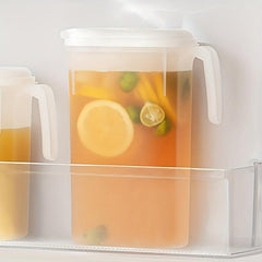 Durable Plastic Water Pitcher with Lid 60 9oz 74 4oz Capacity