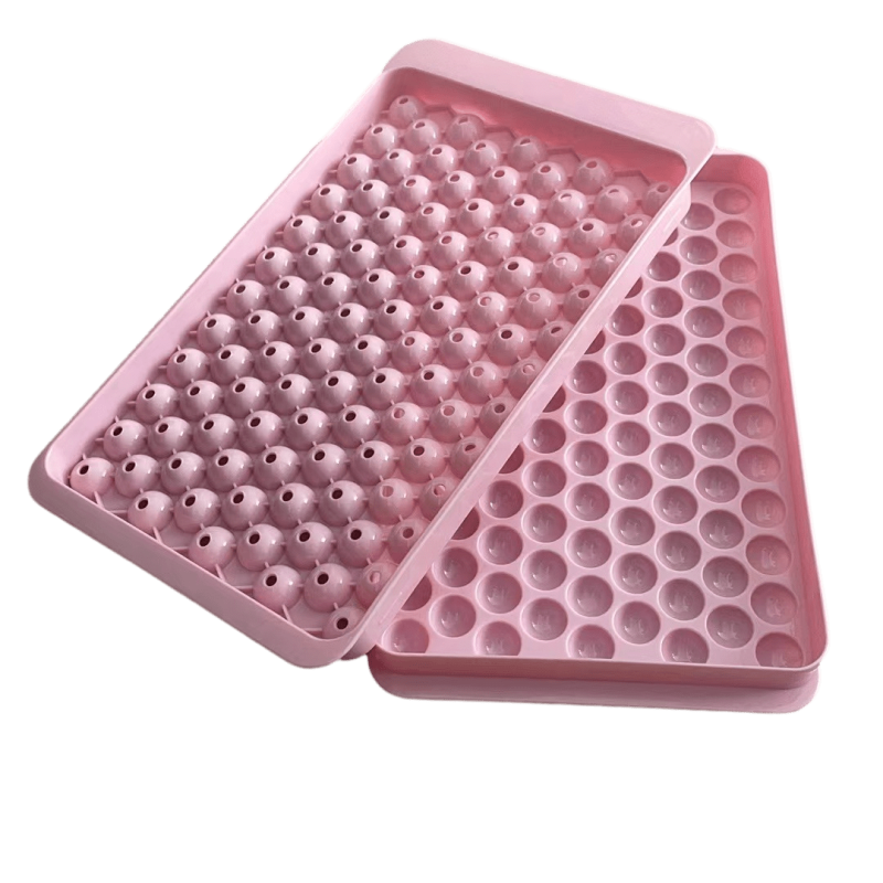 Mini Ice Cube Trays for Freezer Easy Release Chilling Drinks Coffee