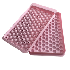 Mini Ice Cube Trays for Freezer Easy Release Chilling Drinks Coffee