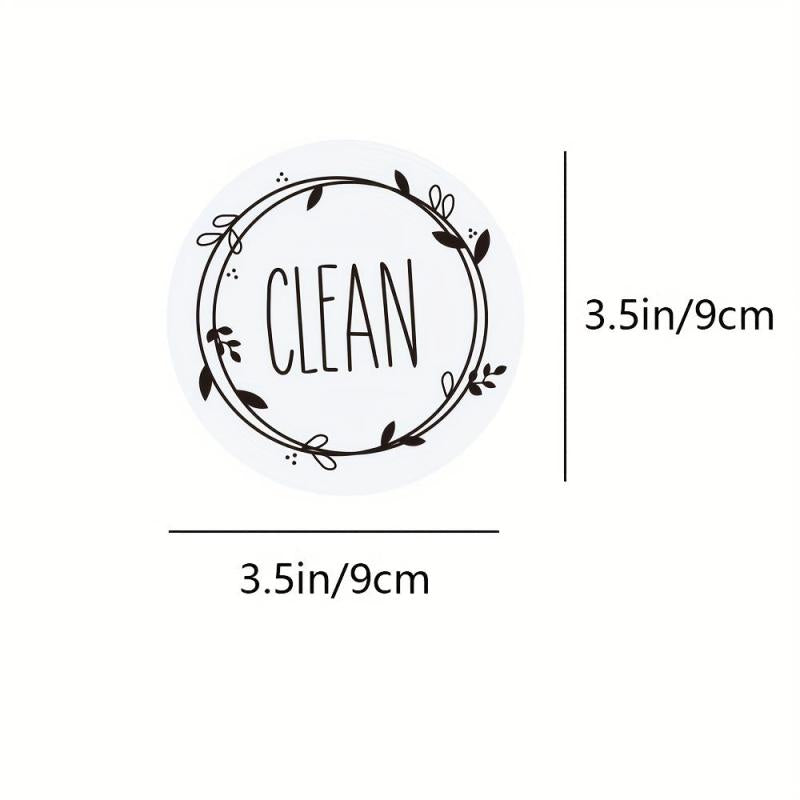 Dishwasher Magnet Clean Dirty Sign Reversible Indicator Sticker