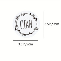 Dishwasher Magnet Clean Dirty Sign Reversible Indicator Sticker