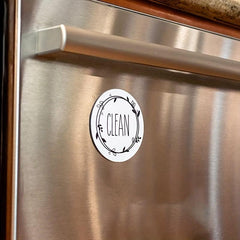 Dishwasher Magnet Clean Dirty Sign Reversible Indicator Sticker