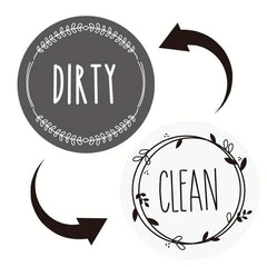Dishwasher Magnet Clean Dirty Sign Reversible Indicator Sticker