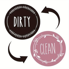 Dishwasher Magnet Clean Dirty Sign Reversible Indicator Sticker
