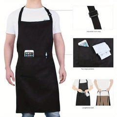 Japanese Workwear Kitchen Cooking Apron PVC Waterproof Washable Hand Apron