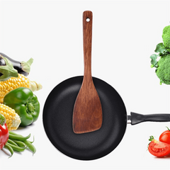 Eco Friendly Wooden Cooking Utensils Set, Non Stick Spatula and Shovel