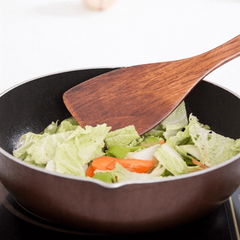 Eco Friendly Wooden Cooking Utensils Set, Non Stick Spatula and Shovel