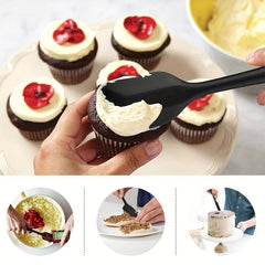 5pcs Silicone Spatula Set Heat Resistant Rubber Spatulas Safety Baking Utensils