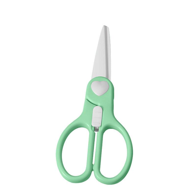 Ceramic Food Supplement Scissors Portable Cutter Cut Meat