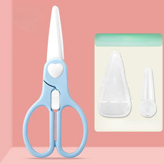 Ceramic Food Supplement Scissors Portable Cutter Cut Meat