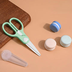 Ceramic Food Supplement Scissors Portable Cutter Cut Meat