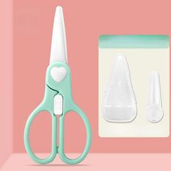 Ceramic Food Supplement Scissors Portable Cutter Cut Meat
