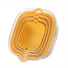 Double Layer Drain Basket for Veggies & Fruits - Kitchen Essential