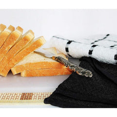 3pc Waffle Dish Towels Checkered Cotton Dish Rags Napkins Scouring Pads