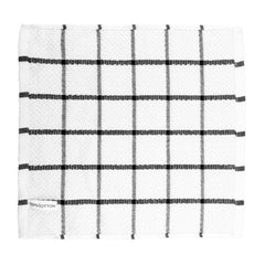 3pc Waffle Dish Towels Checkered Cotton Dish Rags Napkins Scouring Pads
