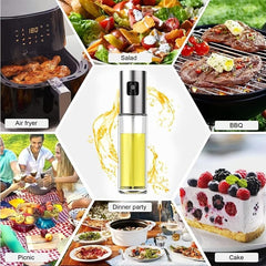 100ml Stainless Steel Spray Bottle with Dustproof Nozzle