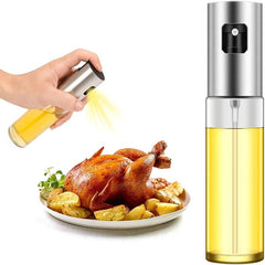 100ml Stainless Steel Spray Bottle with Dustproof Nozzle