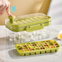 Ice Cube Mold with Lid - Perfect for Cocktails Whiskey Coffee