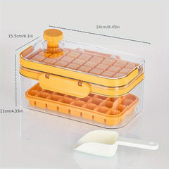 Ice Cube Mold with Lid - Perfect for Cocktails Whiskey Coffee
