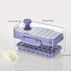 Ice Cube Mold with Lid - Perfect for Cocktails Whiskey Coffee