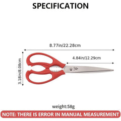 Stainless Steel Kitchen Shears for Cooking & Everyday Use