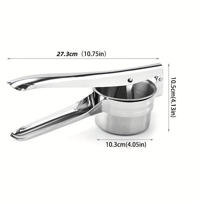 Stainless Steel Potato Ricer Masher with Non Slip Handle