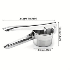 Stainless Steel Potato Ricer Masher with Non Slip Handle