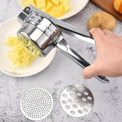 Stainless Steel Potato Ricer Masher with Non Slip Handle