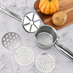 Stainless Steel Potato Ricer Masher with Non Slip Handle