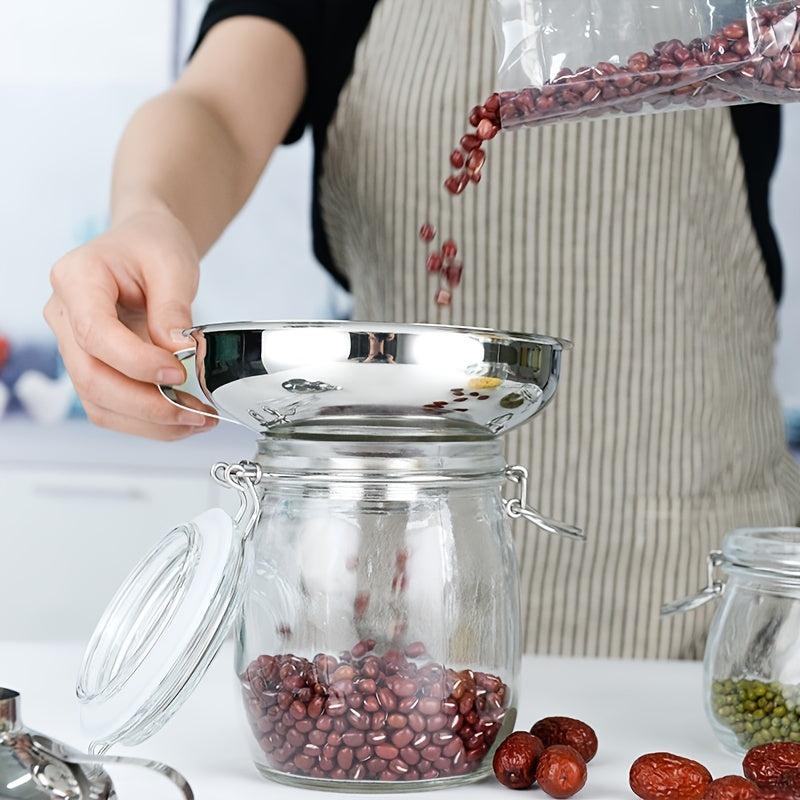Stainless Steel Wide Mouth Funnel Leak Wine Drain