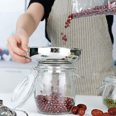 Stainless Steel Wide Mouth Funnel Leak Wine Drain