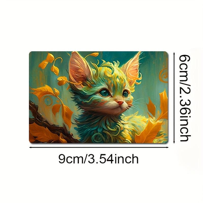1PC Cats Fridge Stickers Magnets Metal Door Car Magnetic Sticker Decoration