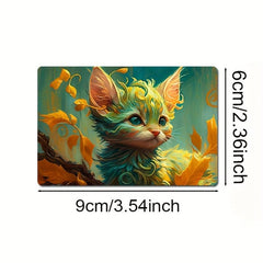1PC Cats Fridge Stickers Magnets Metal Door Car Magnetic Sticker Decoration