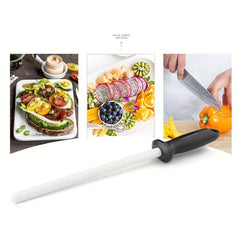 Ceramic Zirconia Sharpening Rod - 15-24cm - ABS Handle - For Chefs Knives