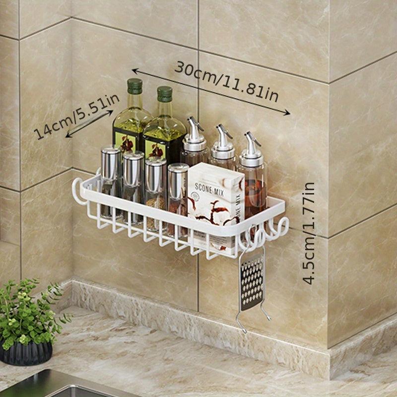 Spice Rack Organizer Wall Mounted Hanging Seasoning Spice Organizer Rack