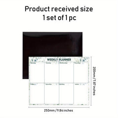 Magnetic Board Calendar Kit for Fridge Wall Kitchen