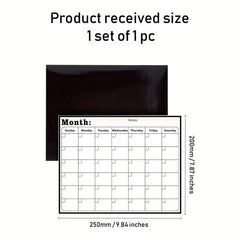 Magnetic Board Calendar Kit for Fridge Wall Kitchen