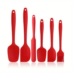 6pcs Silicone Kitchenware Set Cooking Baking Scraper Brush Cost effective