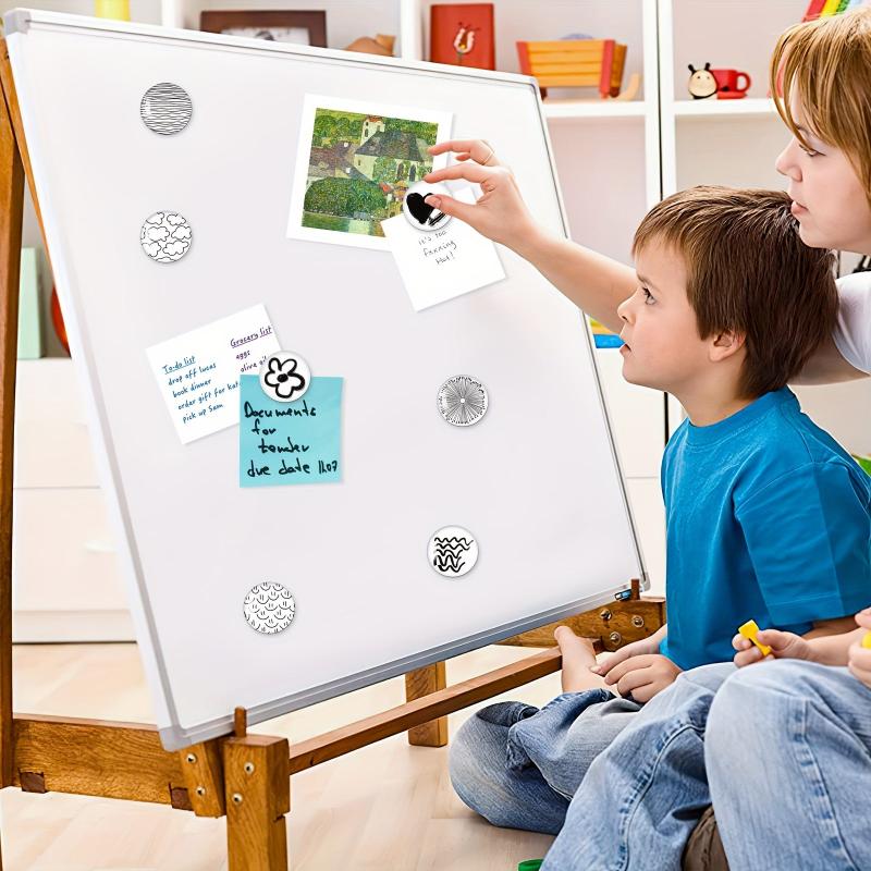 30pcs 3D Graffiti Magnets & Doodle Stickers for Kitchen