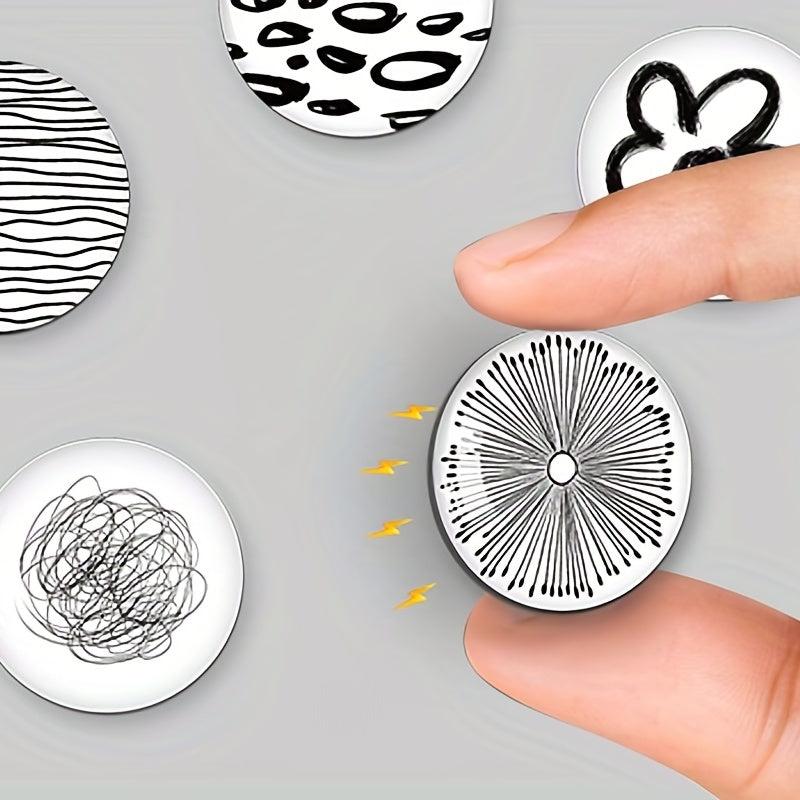 30pcs 3D Graffiti Magnets & Doodle Stickers for Kitchen