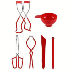 6pc Stainless Steel Canning Clip Set for Mason Jars