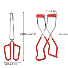 6pc Stainless Steel Canning Clip Set for Mason Jars