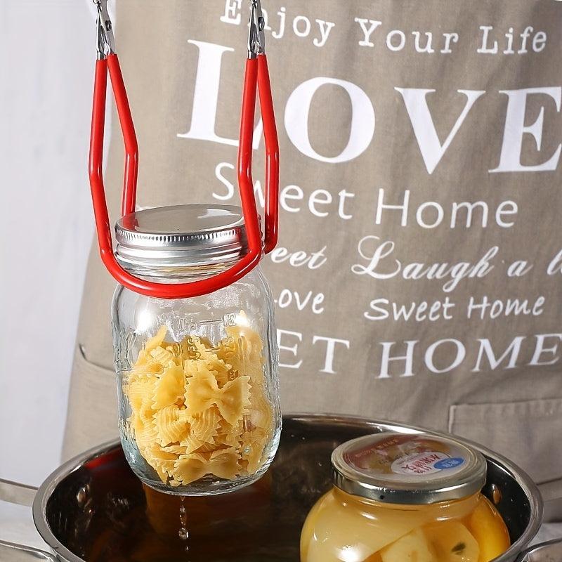 6pc Stainless Steel Canning Clip Set for Mason Jars
