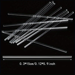 100pcs Acrylic Lollipop Sticks for DIY Treats and Desserts