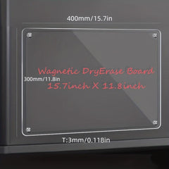 Acrylic Magnetic Dry Erase Calendar for Fridge Clear Weekly Planner