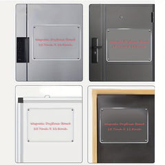 Acrylic Magnetic Dry Erase Calendar for Fridge Clear Weekly Planner