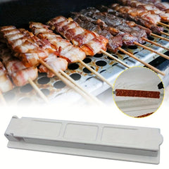 Single Row BBQ Skewer Mold for Outdoor Camping Picnics BBQ Parties