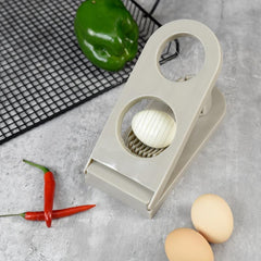 Egg Slicer 2-in-1 Cutter Dicer Wedger Stainless Steel Food Plastic