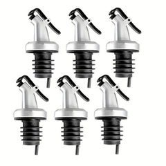 6pcs Olive Bottle Pourers Vinegar Soy Sauce Spouts Kitchen Gadgets