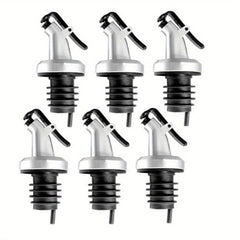 6pcs Olive Bottle Pourers Vinegar Soy Sauce Spouts Kitchen Gadgets